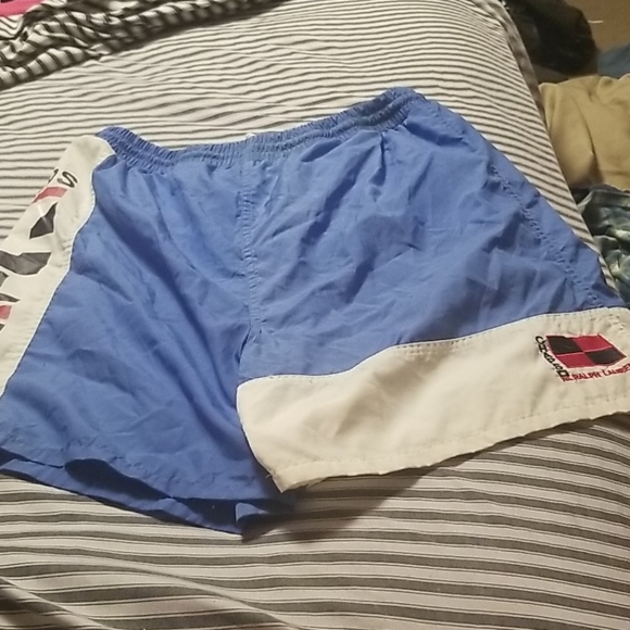 VINTAGE MENS RALPH LAUREN  CHAPS SWIM TRUNKS MED - Picture 4 of 7